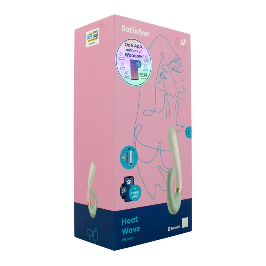 SATISFYER Вибратор Heat Wave ментоловый