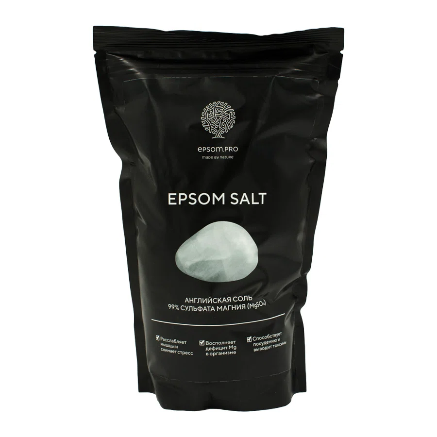 EPSALUTE  Соль английская  магниевая Epsom salt 1 кг