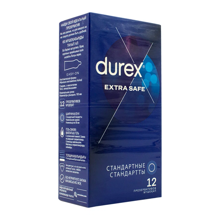 DUREX Презервативы extra safe №12