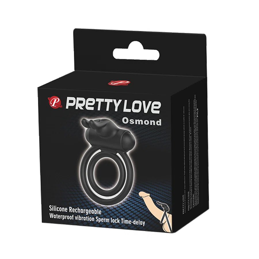 PRETTY LOVE Кольцо эрекционное с вибрацией Osmond 210169