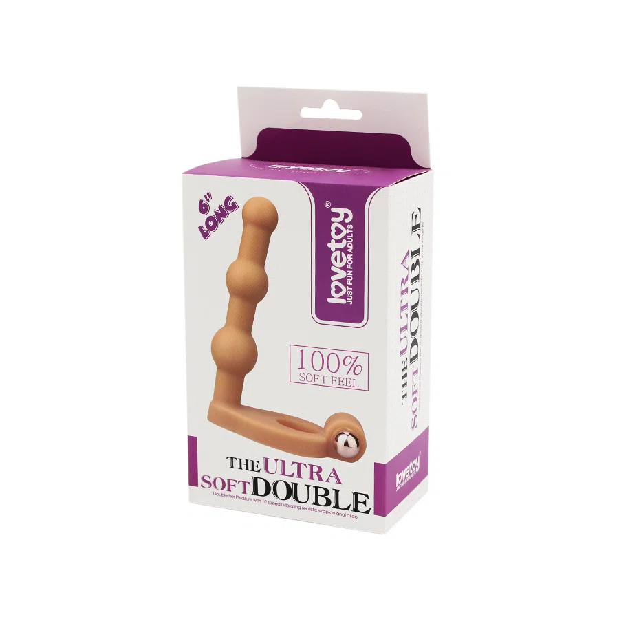 LOVETOY Насадка The Ultra Soft Double 6 LV320104