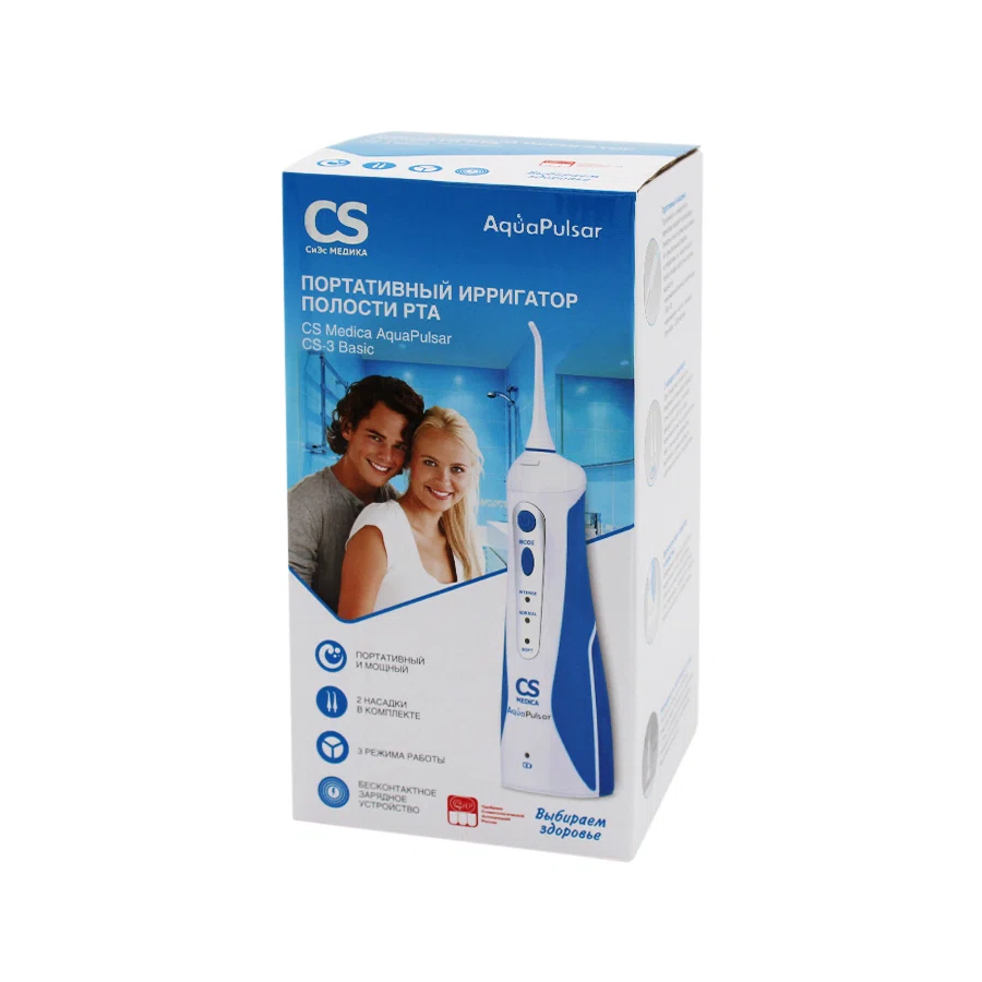 CS MEDICA Ирригатор полости рта портативный AquaPulsar CS-3 Basic