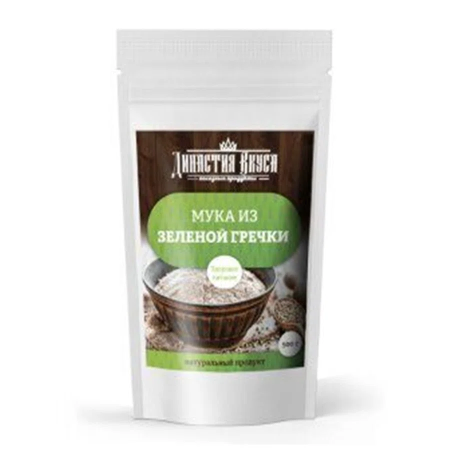ДИНАСТИЯ ВКУСА Мука из Гречки Зеленой 500гр