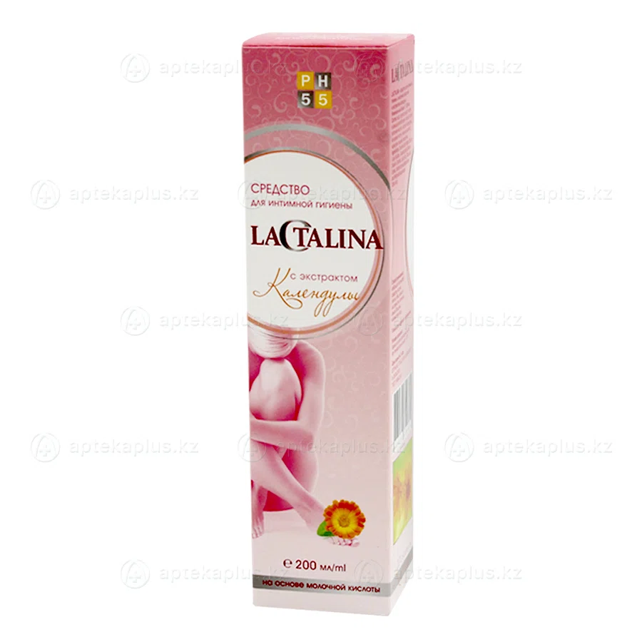 PH55 LACTALINA Средство для интимной гигиены Календула 200мл