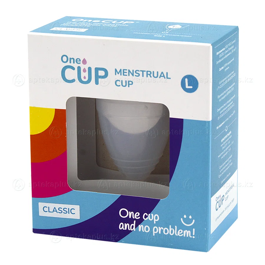 ONECUP Менструальная чаша L Classic прозрачная