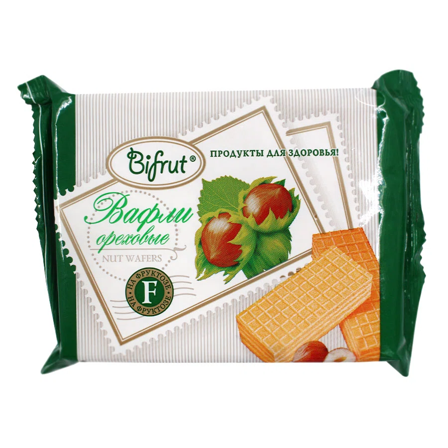 BIFRUT Вафли ореховые на фруктозе 60гр