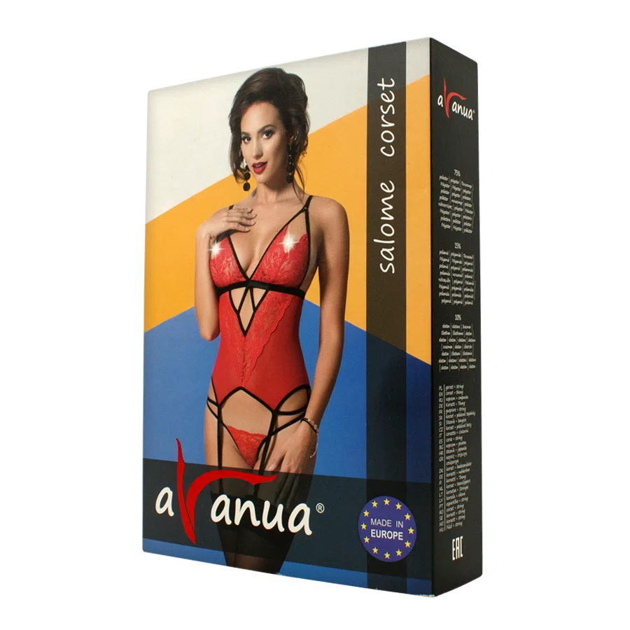 AVANUA Корсет красный L-XL