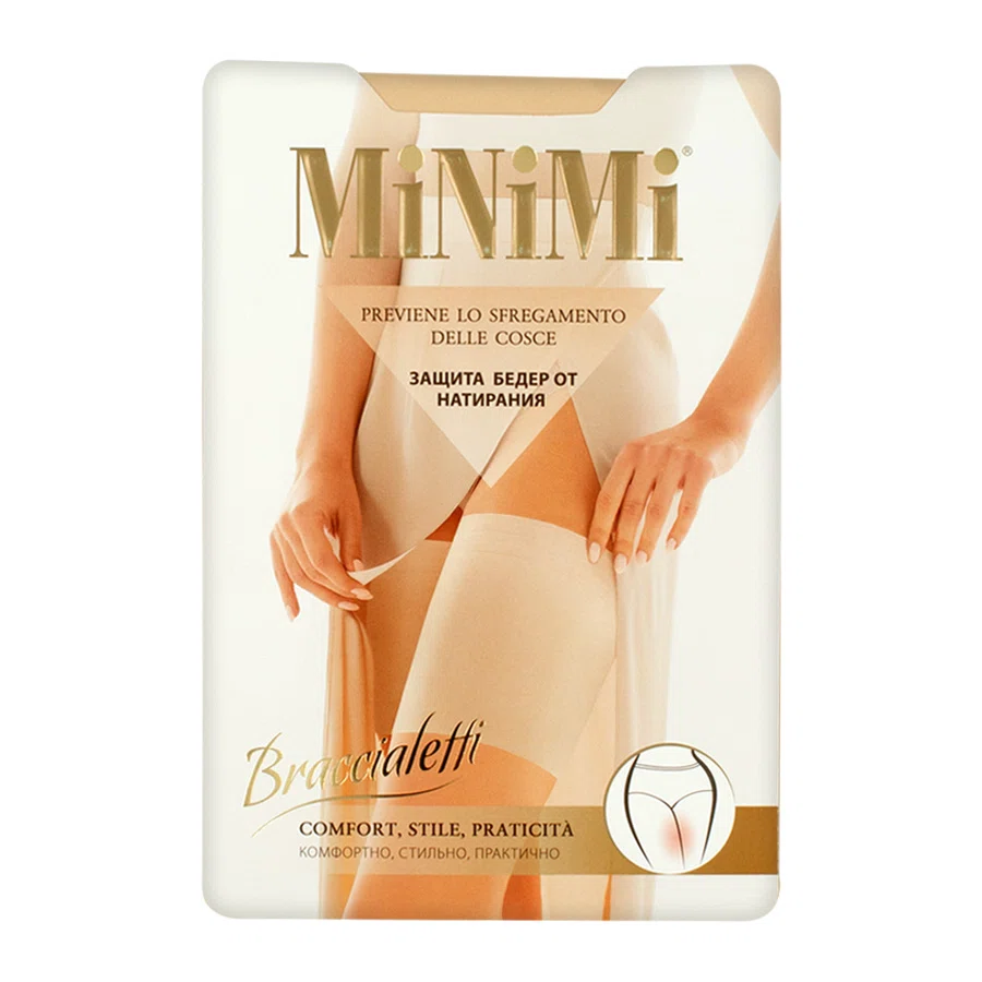 MINIMI BRACCIALEFFI Чулки корсетные Caramello 4L