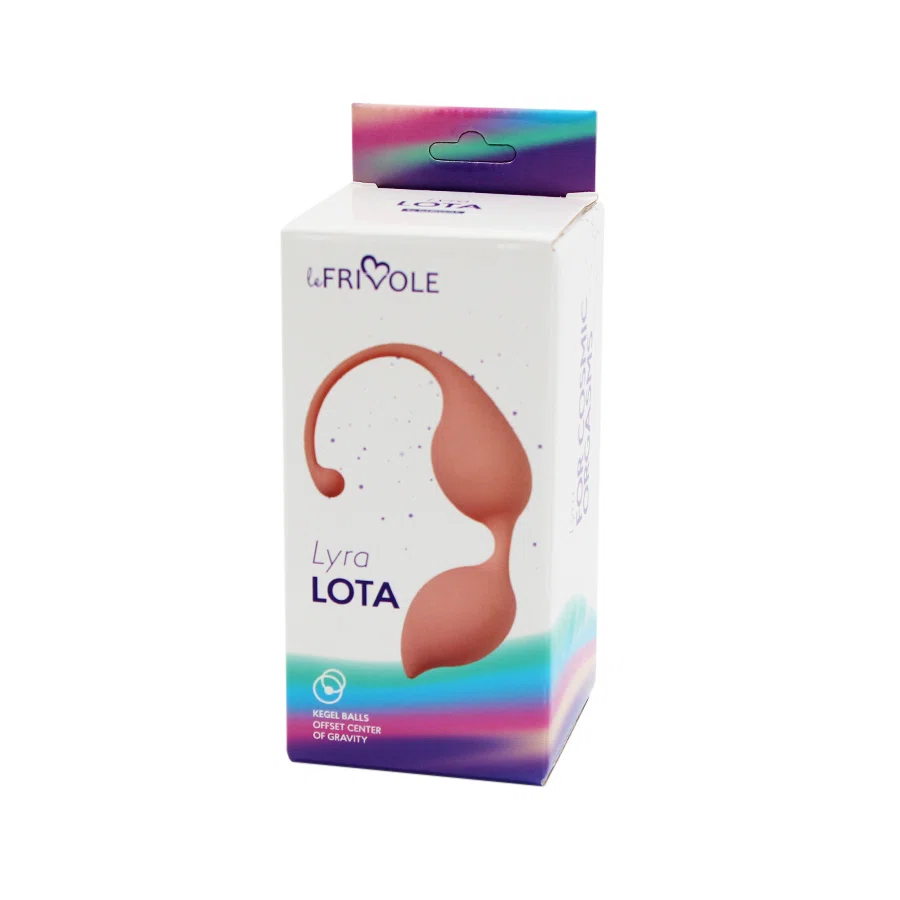 LE FRIVOLE Шарики вагинальные Lyra цвет персиковый Lota 06146