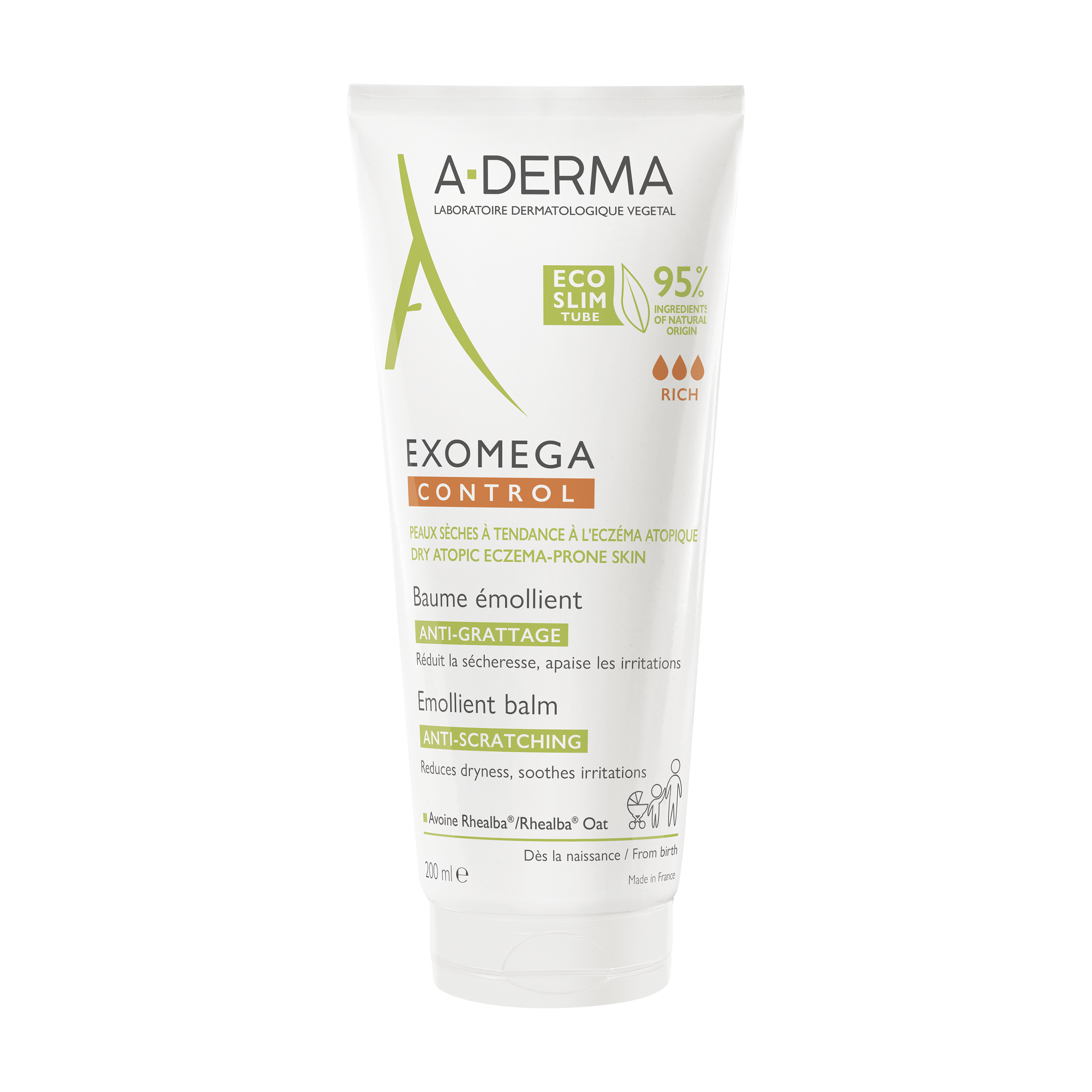 A-DERMA EXOMEGA CONTROL Бальзам смягчающий 200 мл