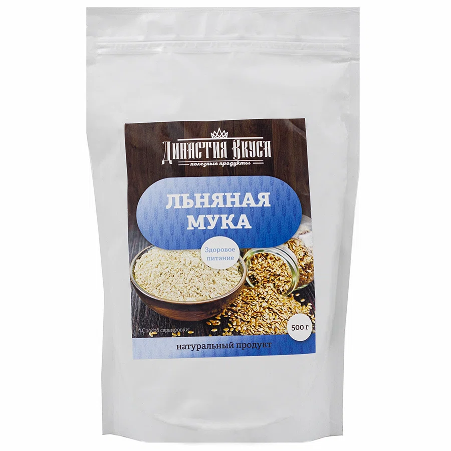 ДИНАСТИЯ ВКУСА Мука Льняная 500гр