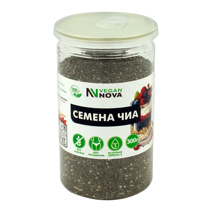 VEGANNOVA Семена Чиа 300гр
