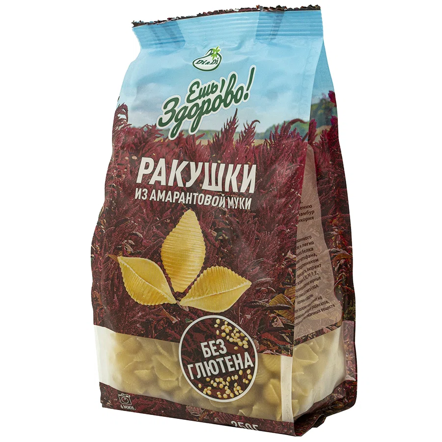DI DI ЕШЬ ЗДОРОВО Ракушки из амарантовой муки 250гр