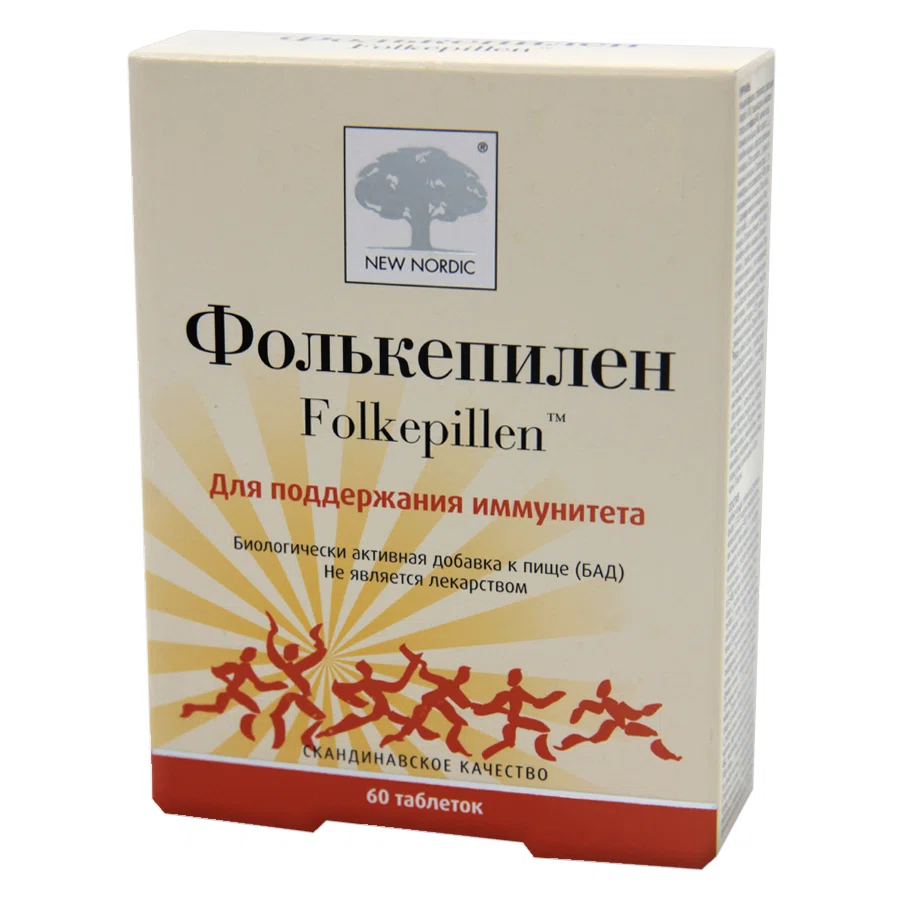 NEW NORDIC БАД Folkepillen 60таб