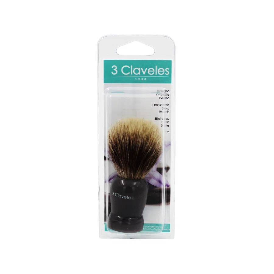 3 CLAVELES Кисточка для пены для бритья 12727
