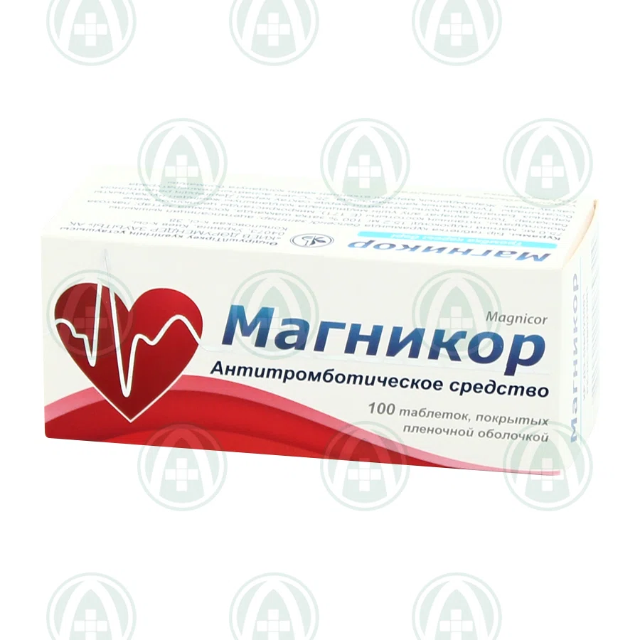МАГНИКОР №100 таб  Ацетилсалициловая к-та