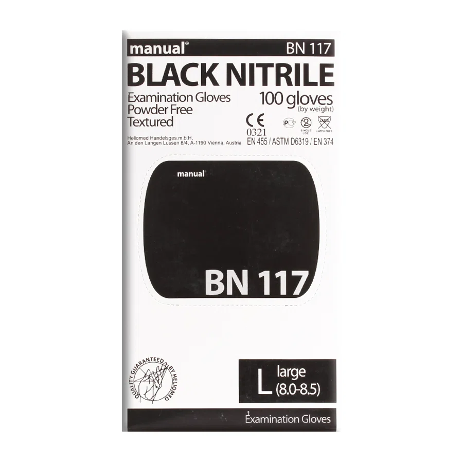 MANUAL Перчатки BN 117 большие L 1 пара (100)