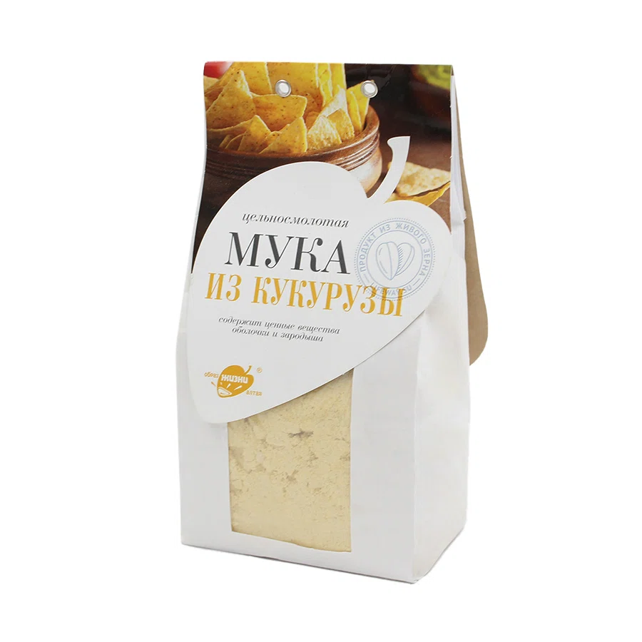 ОБРАЗ ЖИЗНИ Мука кукурузная цельносмолотая 500гр.