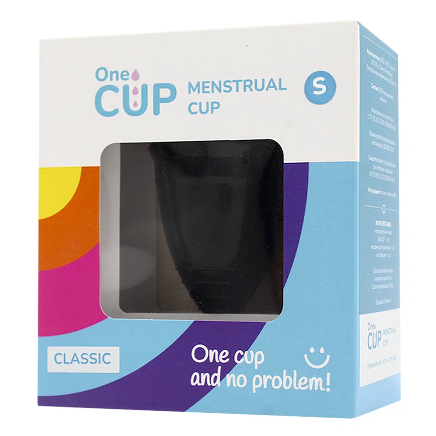 ONECUP Менструальная чаша OneCUP-S Classic черная