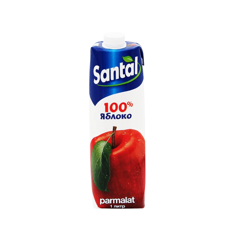 SANTAL Сок для детского питания Яблоко 1000мл