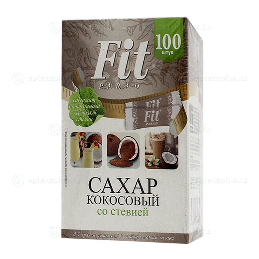 FIT PARAD Сахар кокосовый со стевией 100шт 50гр