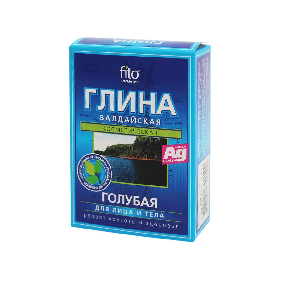 ФИТОКОСМЕТИК Глина голубая Валдаиская 100гр