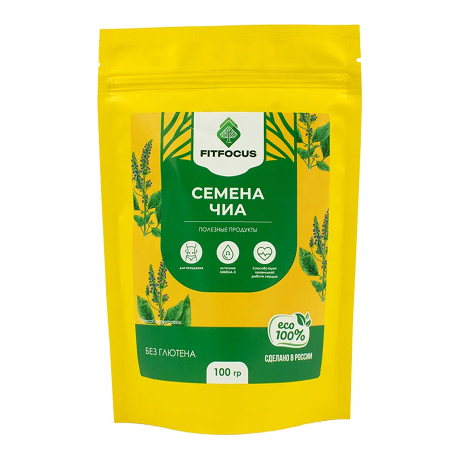 ДИНАСТИЯ ВКУСА FITFOCUS Семена чиа 100гр
