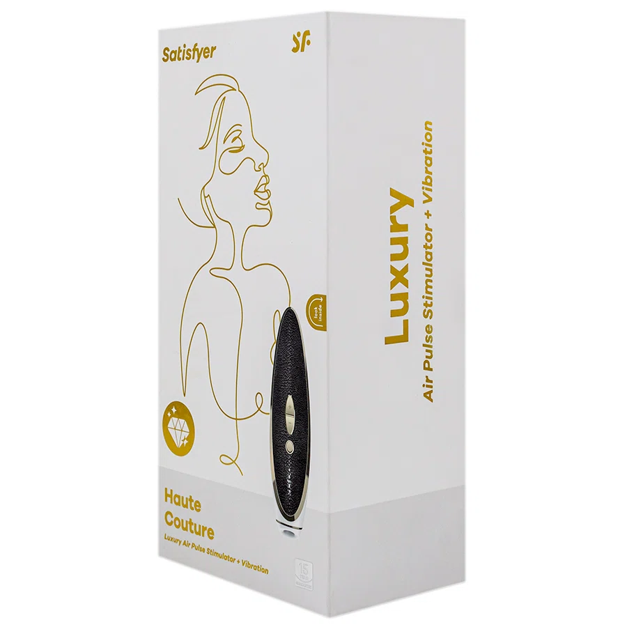 SATISFYER Стимулятор с вибрацией Luxury pret-a-porter черный