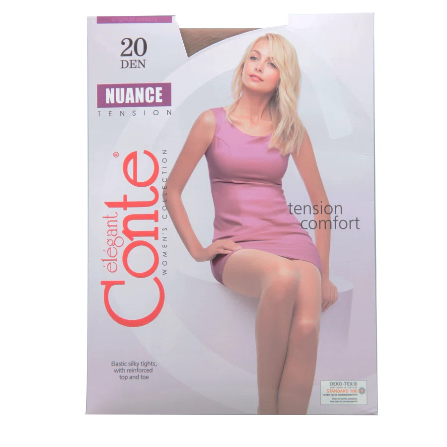 CONTE NUANCE 20 den Колготки 5-XL Natural