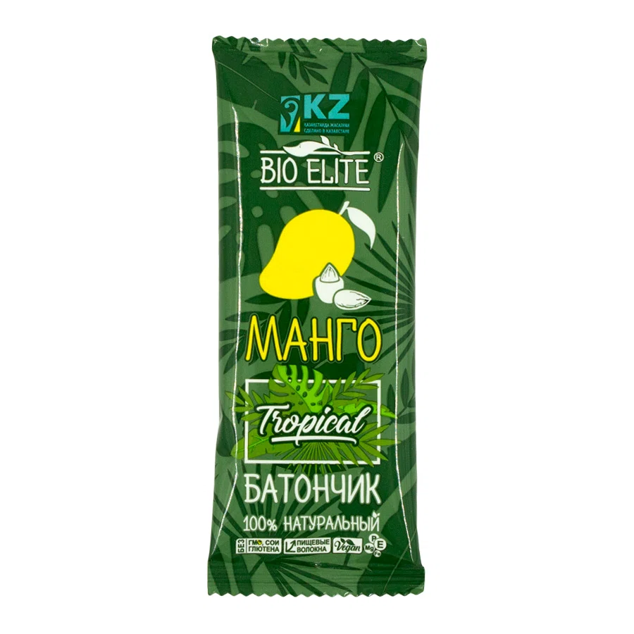 BIO ELITE Батончик фруктово-ореховый манго 35гр