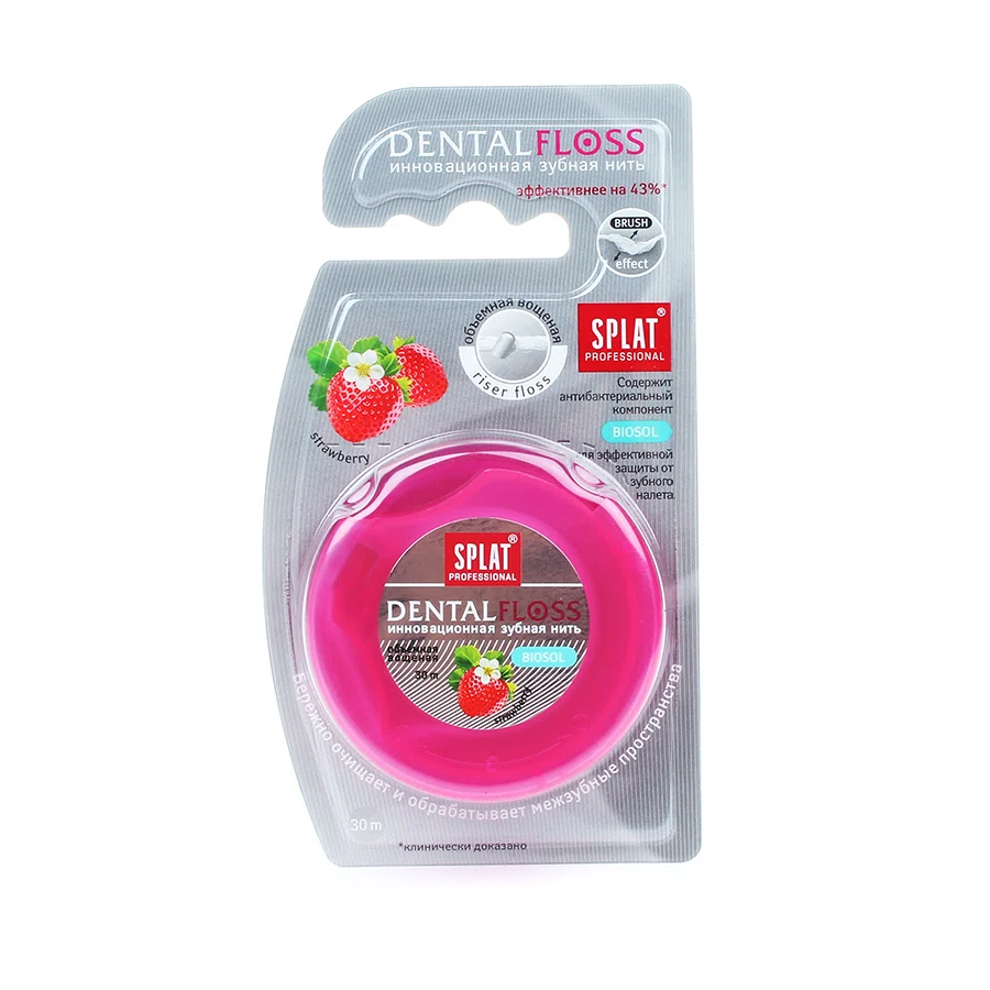 SPLAT Нить с ароматом клубники 30 м
