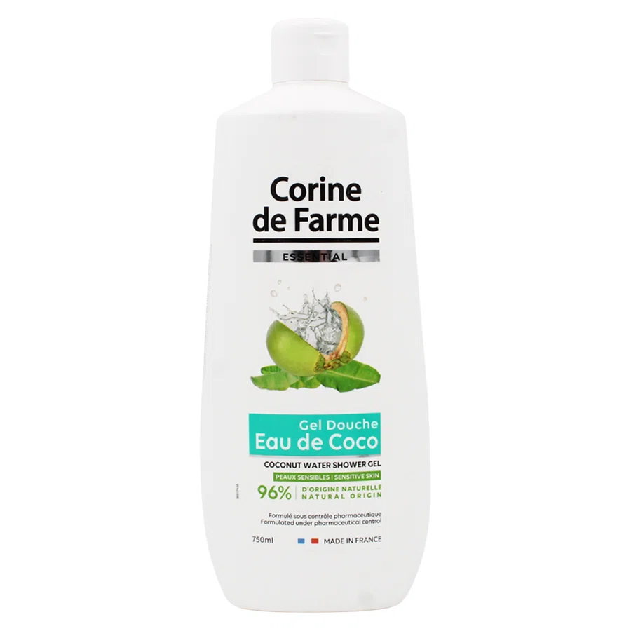CORINE de FARME Гель для душа кокосовая вода 750 мл