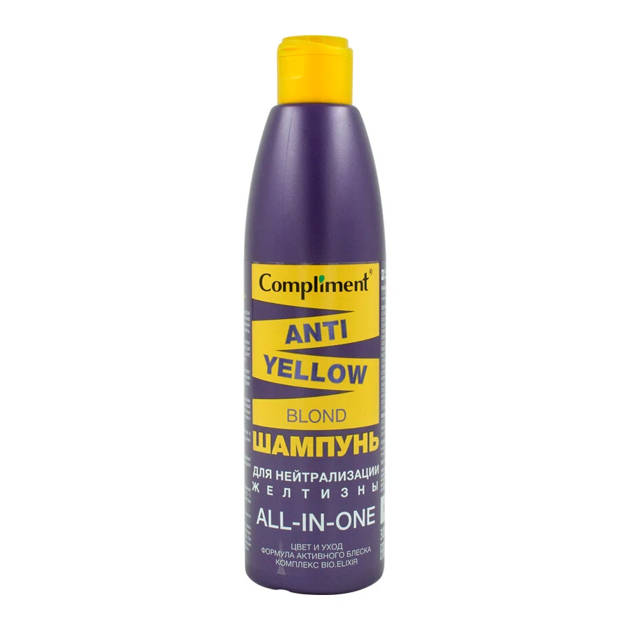 COMPLIMENT Шампунь нейтрализатор желтизны Anti Yellow Blond 300мл
