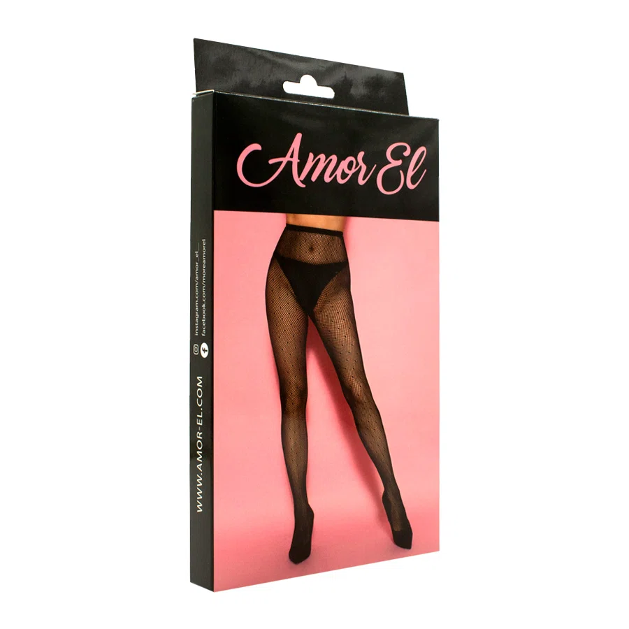 AMOR EL Колготы с рисунком в горошек Amor EL (S/L)