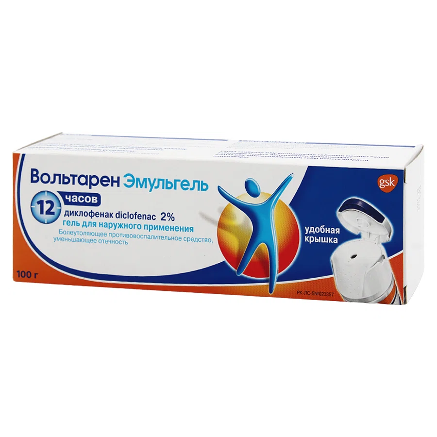 GSK Вольтарен Эмульгель 2% 100гр