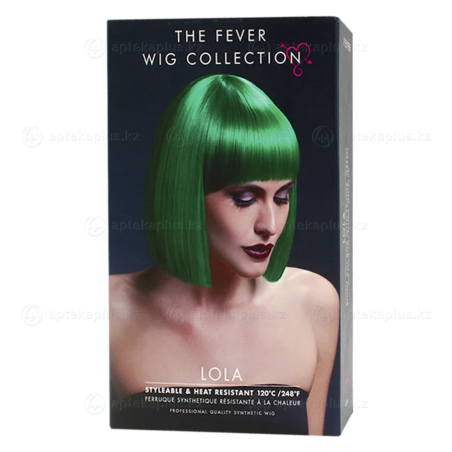 FEVER Парик Lola зеленый Страстная Лола 42494