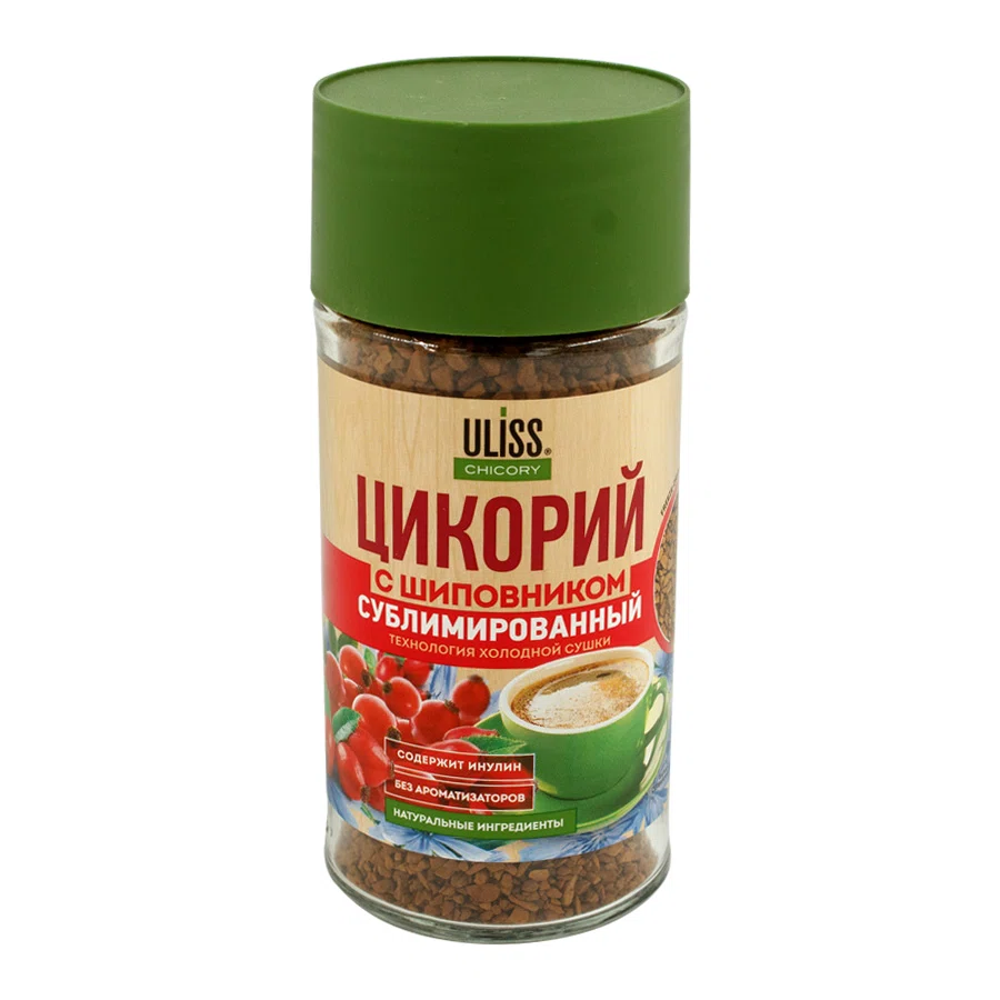 СЛАВКОФЕ Цикорий натуральный с шиповником Uliss 85гр