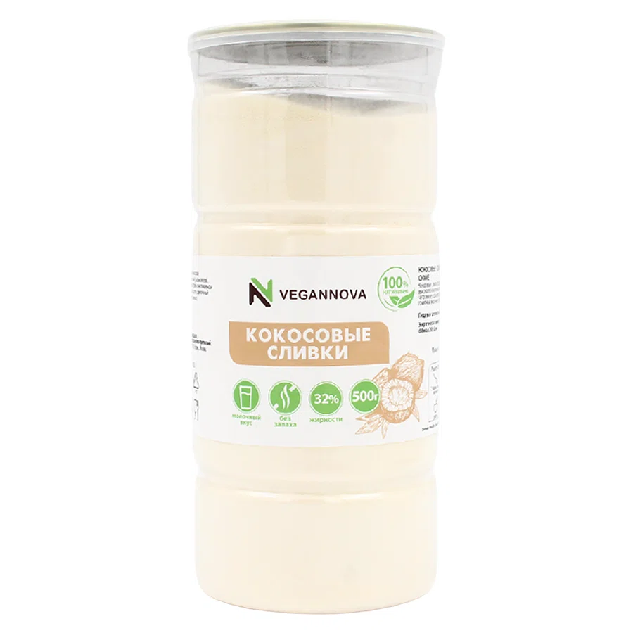 VEGANNOVA Кокосовые сливки 500 гр
