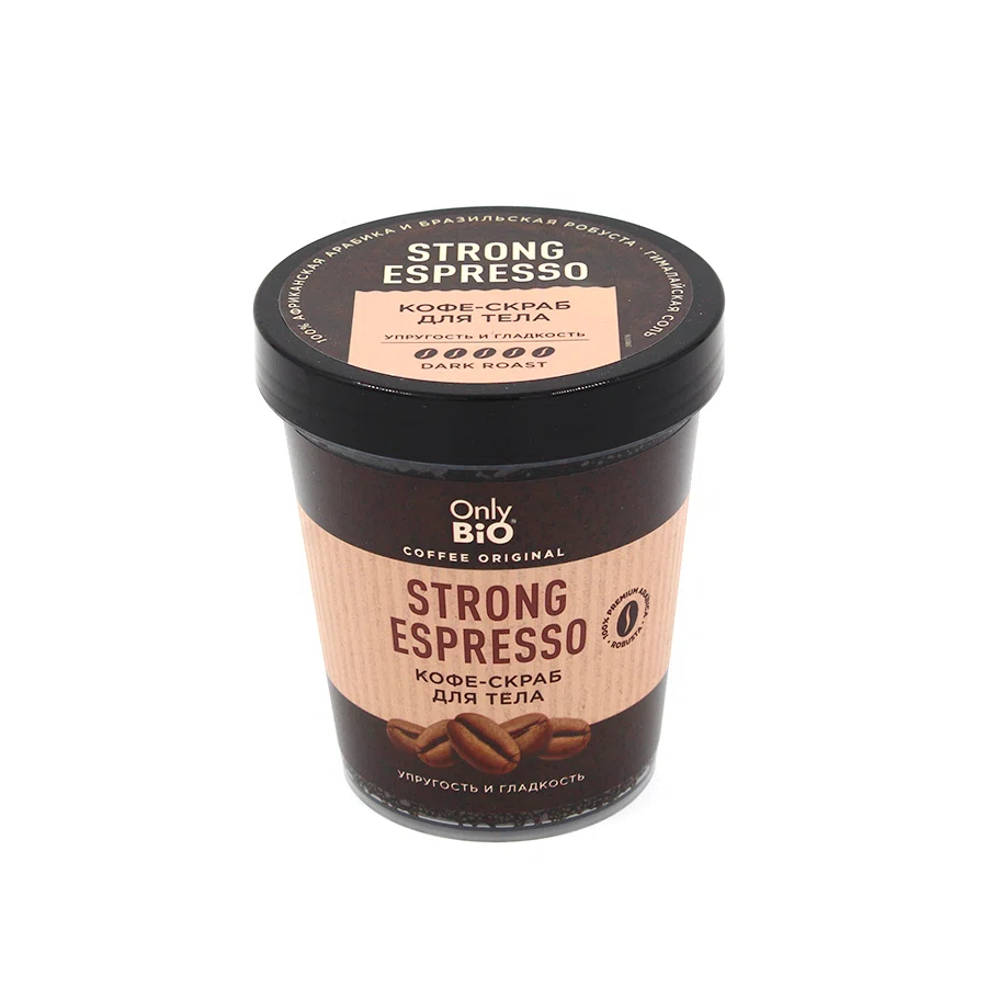 FITO КОСМЕТИК Скраб-сорбет Кофейный Strong Espresso упругость и гладкость 230мл
