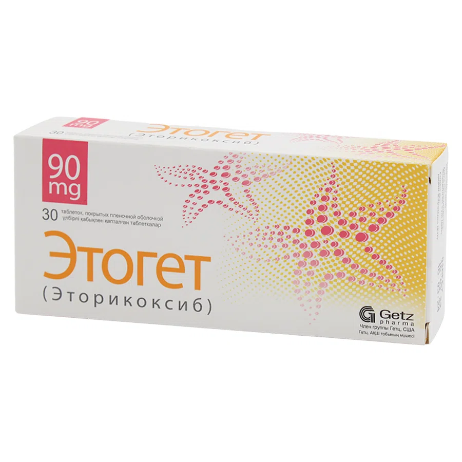 ЭТОГЕТ 90 мг №30 таб  Эторикоксиб