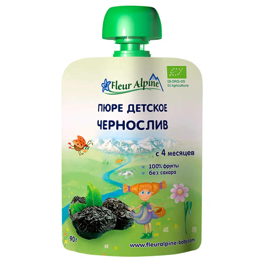 FLEUR ALPINE Пюре чернослив 90гр