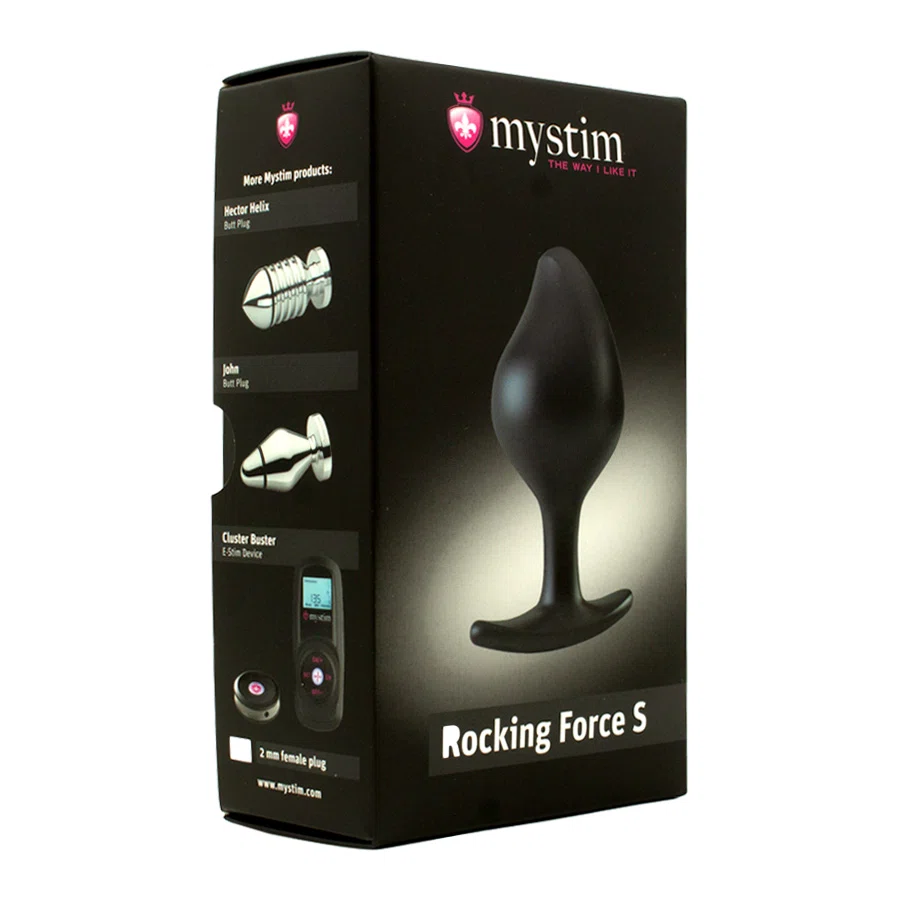 MYSTIM BUTTPLUG ROCKING FORCE S черный