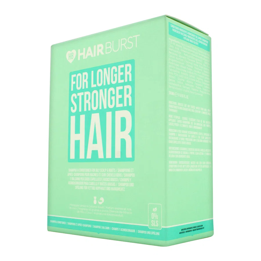 HAIR BURST Набор Шампунь+кондиционер для жирной кожи головы и корней 350+350 мл