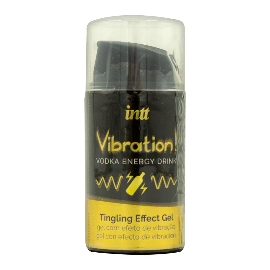 INTT Гель жидкий интимный с эффектом вибрации Vibration! Vodka Energy - 15 мл.