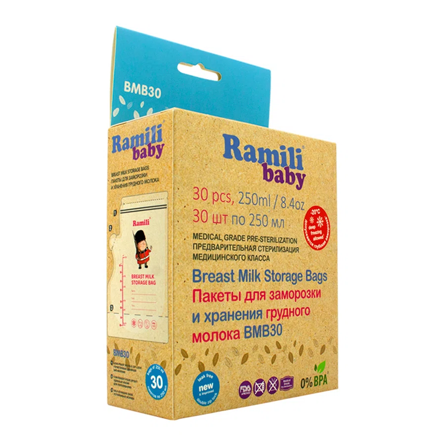 RAMILI BABY Пакеты для хранения грудного молока ВМВ30