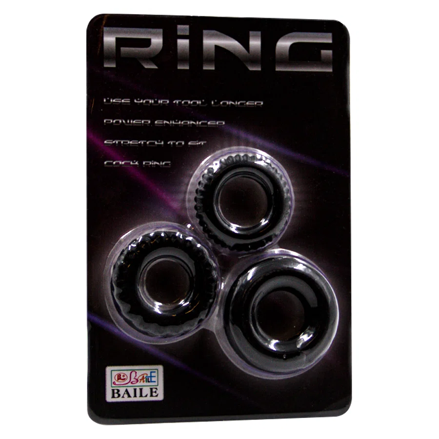 BAILE Кольцо эрекционное RING 3 шт BI0511 210179