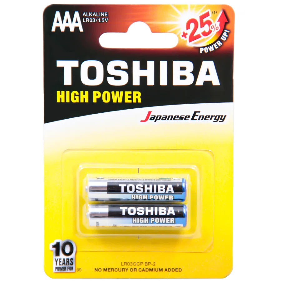 TOSHIBA Батарейка LR03 1,5V