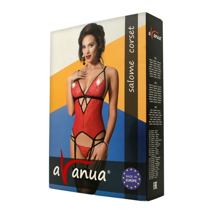 AVANUA Корсет красный S-M