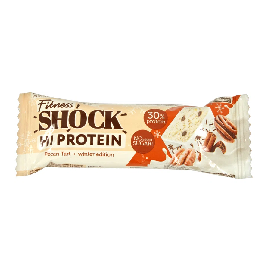 FITNES SHOCK Батончик глазированный пекан-тарт 40гр