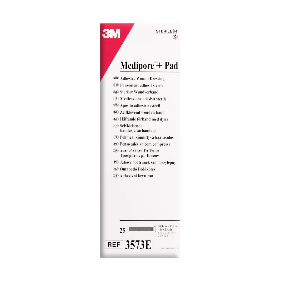 3M Медипор+ПАД Повязка 10см*35см, 3573